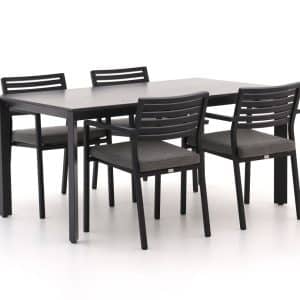 + 10 % Kassenrabatt | Bellagio Rumo/Sestino 160 cm Gartenmöbel-Set 5-teilig stapelbar