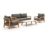 + 10 % Kassenrabatt | Bellagio Seiano Sessel-Sofa-Lounge-Set 4-teilig