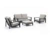 + 15 % Kassenrabatt | Bellagio Vezzano Sessel-Sofa Lounge-Set 4-teilig