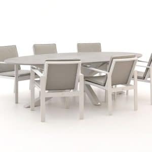 Bellagio Vezzano/Induno Ellips 280 cm Gartenmöbel-Set 7-teilig