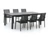 + 10 % Kassenrabatt | Bernstein Amberg/Mannheim 220 cm Gartenmöbel-Set 7-teilig stapelbar/ausziehbar