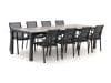 + 10 % Kassenrabatt | Bernstein Amberg/Mannheim 220 cm Gartenmöbel-Set 9-teilig stapelbar/ausziehbar