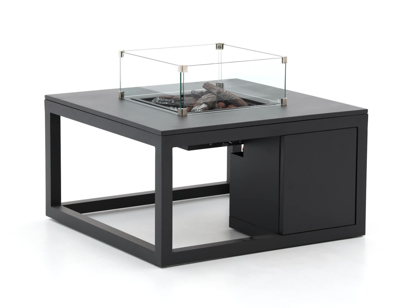 + 10 % Kassenrabatt | Cosiraw Lounge Feuertisch 100x100x55 cm