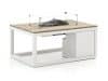 + 10 % Kassenrabatt | Cosiraw Lounge Feuertisch 120x80x55 cm