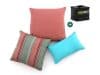 + 10 % Kassenrabatt | Dekokissen Set Timeless Stripe Marsala