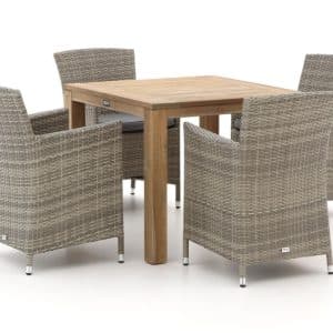 Forza Barga/ROUGH-S 90 cm Gartenmöbel-Set 5-teilig