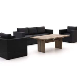 Forza Giotto/ROUGH-L 160 cm Esstisch Lounge-Set 4-teilig