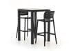 + 10 % Kassenrabatt | Forza Pazzia/Trecenta 75 cm Gartenbar-Set 3-teilig stapelbar