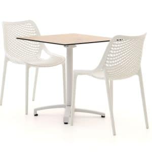 + 10 % Kassenrabatt | Forza Ripi/Canzo 70 cm Gartenmöbel-Set 3-teilig stapelbar klappbar