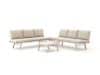 + 10 % Kassenrabatt | Forza Vadena Ecklounge-Set 4-teilig verstellbar