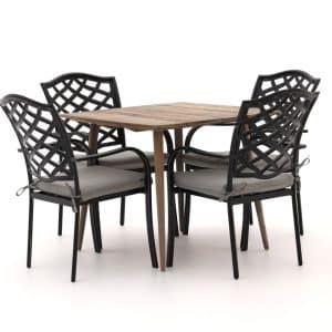 + 15 % Kassenrabatt | Hartman Berkeley/ROUGH-K 90 cm Gartenmöbel-Set 5-teilig