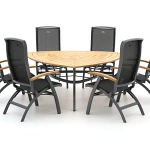 + 10 % Kassenrabatt | Hartman Da Vinci/Triangular 170 cm Gartenmöbel-Set 7-teilig verstellbar