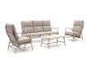 + 10 % Kassenrabatt | Hartman Flora Sessel-Sofa Lounge-Set 4-teilig