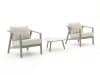 + 10 % Kassenrabatt | Hartman Rana Lounge Balkon-Set 3-teilig