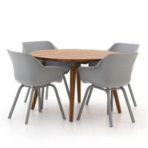 + 15 % Kassenrabatt | Hartman Sophie Element/Studio Ø 120 cm Gartenmöbel-Set 5-teilig
