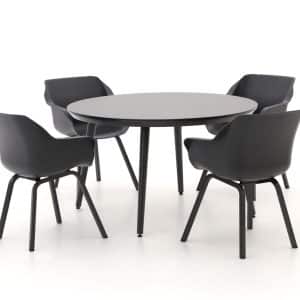 + 10 % Kassenrabatt | Hartman Sophie Element/Studio ø 128 cm Gartenmöbel-Set 5-teilig
