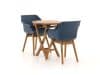 + 10 % Kassenrabatt | Hartman Sophie Studio/Preston Klapptisch ø65 cm Balkon-Set 3-teilig