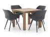 + 10 % Kassenrabatt | Hartman Sophie Studio/ROUGH-S 90 cm Gartenmöbel-Set 5-teilig