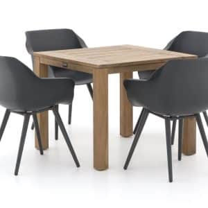 + 10 % Kassenrabatt | Hartman Sophie Studio/ROUGH-S 90 cm Gartenmöbel-Set 5-teilig