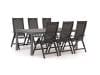 + 10 % Kassenrabatt | Hartman Troy/Fidenza 220 cm Gartenmöbel-Set 7-teilig verstellbar