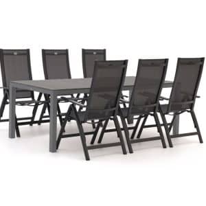 + 10 % Kassenrabatt | Hartman Troy/Fidenza 220 cm Gartenmöbel-Set 7-teilig verstellbar