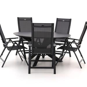 + 10 % Kassenrabatt | Hartman Troy/Lodola ø 150 cm Gartenmöbel-Set 6-teilig verstellbar