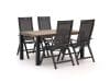 + 10 % Kassenrabatt | Hartman Troy/ROUGH-S 160 cm Gartenmöbel-Set 5-teilig verstellbar