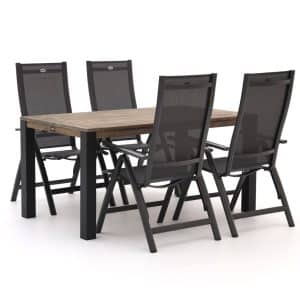 + 10 % Kassenrabatt | Hartman Troy/ROUGH-S 160 cm Gartenmöbel-Set 5-teilig verstellbar