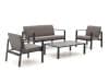+ 10 % Kassenrabatt | Il Tempo Turate Sessel-Sofa Lounge-Set 4-teilig