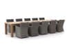 + 15 % Kassenrabatt | Intenso Adriano/ROUGH-X 400 cm Gartenmöbel-Set 11-teilig