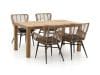 + 10 % Kassenrabatt | Intenso Asti/ROUGH-S 160 cm Gartenmöbel-Set 5-teilig