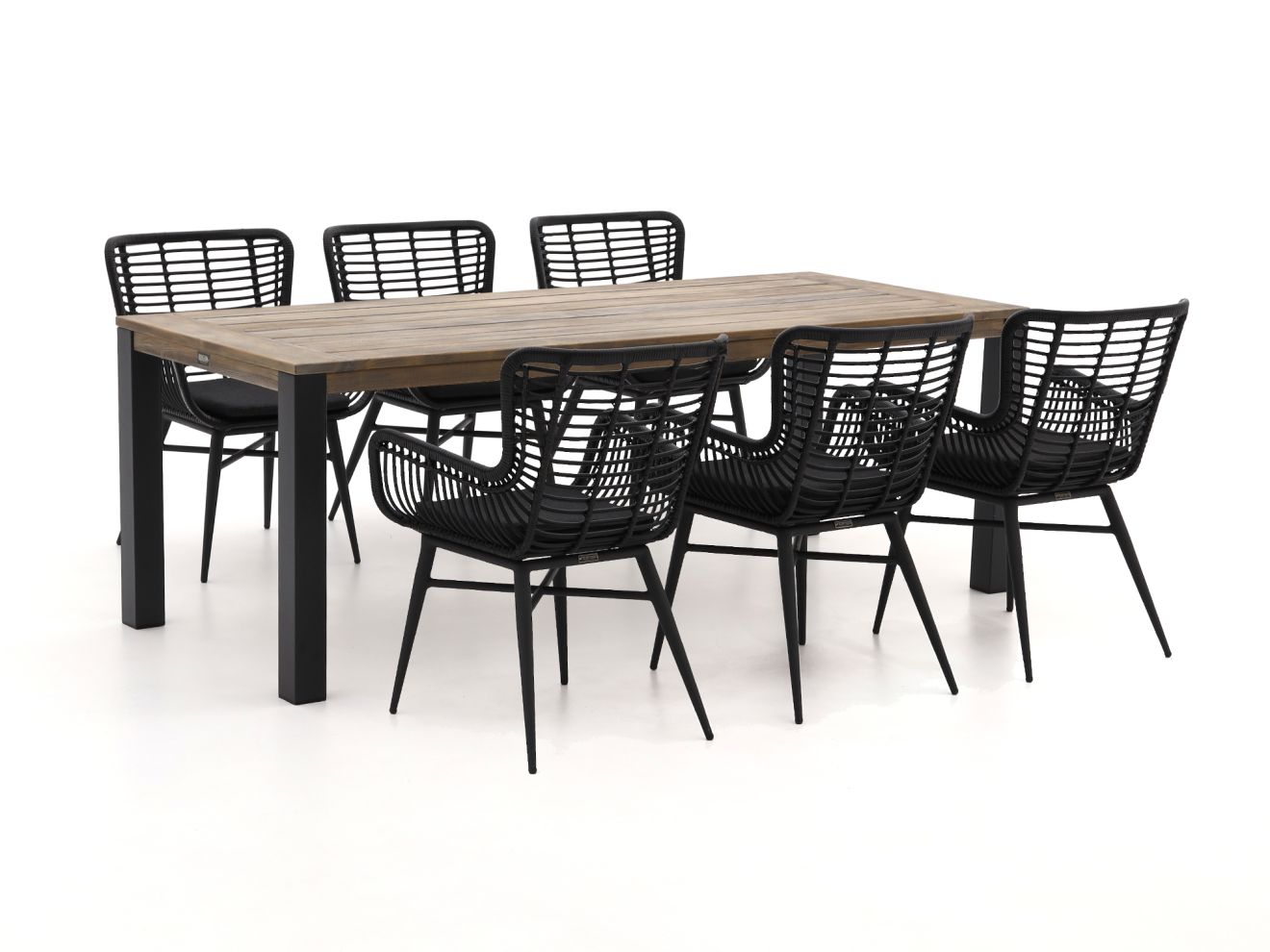 + 10 % Kassenrabatt | Intenso Asti/ROUGH-S 220 cm Gartenmöbel-Set 7-teilig