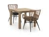 + 10 % Kassenrabatt | Intenso Asti/ROUGH-S 90 cm Gartenmöbel-Set 3-teilig