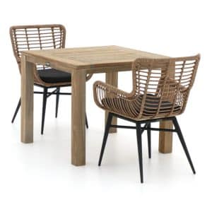 + 10 % Kassenrabatt | Intenso Asti/ROUGH-S 90 cm Gartenmöbel-Set 3-teilig