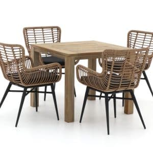 + 10 % Kassenrabatt | Intenso Asti/ROUGH-S 90 cm Gartenmöbel-Set 5-teilig
