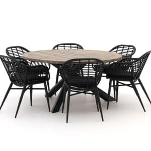 + 10 % Kassenrabatt | Intenso Azora/ROUGH-Y ø150 cm Gartenmöbel-Set 7-teilig