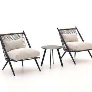 Intenso Brittoli/Bovezzo Balkonmöbel-Set Lounge 3-teilig