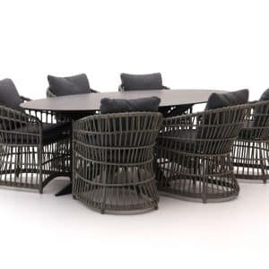 Intenso Cameri/Furato ellips 240 cm Gartenmöbel-Set 7-Teilig