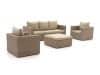 + 10 % Kassenrabatt | Intenso Carpino Sessel-Sofa Lounge-Set 4-teilig
