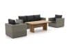 + 10 % Kassenrabatt | Intenso Carpino/ROUGH-L Gartentisch Lounge-Set 4-teilig