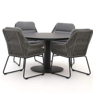 + 10 % Kassenrabatt | Intenso Isorella/La Fonte ø 120 cm Gartenmöbel-Set 5-teilig