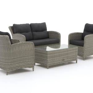 Intenso Leone/Milano Sessel-Sofa Lounge-Set 4-teilig