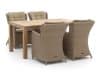+ 10 % Kassenrabatt | Intenso Milano/ROUGH-S 160 cm Gartenmöbel-Set 5-teilig
