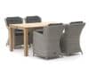 + 10 % Kassenrabatt | Intenso Milano/ROUGH-S 160 cm Gartenmöbel-Set 5-teilig