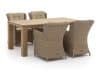 + 10 % Kassenrabatt | Intenso Milano/ROUGH-X 180 cm Gartenmöbel-Set 5-teilig
