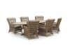 + 10 % Kassenrabatt | Intenso Milano/ROUGH-Y 280 cm Dining-Lounge Gartenmöbel-Set 7-teilig