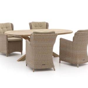 + 15 % Kassenrabatt | Intenso Milano/ROUGH-Y Ellips 200 cm Gartenmöbel-Set 5-teilig
