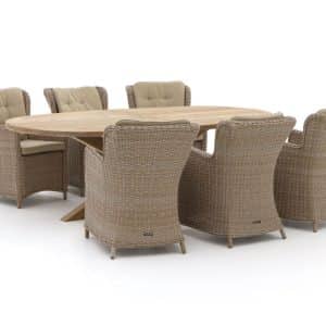 + 15 % Kassenrabatt | Intenso Milano/ROUGH-Y Ellips 240 cm Gartenmöbel-Set 7-teilig