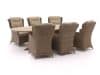 + 10 % Kassenrabatt | Intenso Milano/ROUGH-Y Ellips 280 cm Dining-Lounge Gartenmöbel-Set 7-teilig