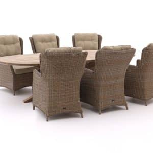 + 10 % Kassenrabatt | Intenso Milano/ROUGH-Y Ellips 280 cm Dining-Lounge Gartenmöbel-Set 7-teilig